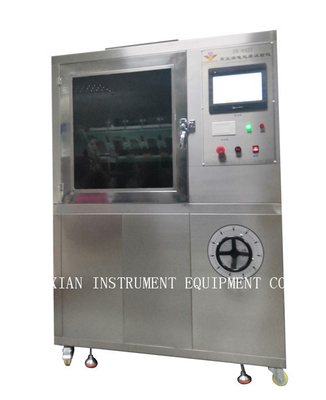 معدات اختبار البلاستيك من الفولاذ المقاوم للصدأ / طلاء الخبز لمعيار IEC60587 ، وقت الاختبار 6 ساعات