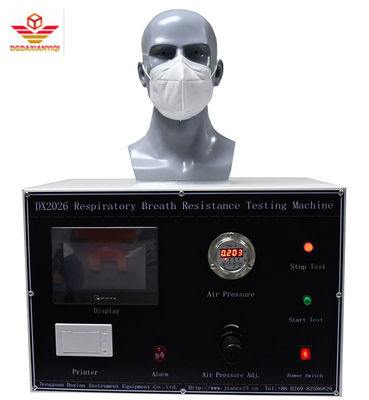 EN149 2000 جهاز التنفس الصناعي جهاز اختبار مقاومة التنفس تدفق الهواء 95 لتر / دقيقة