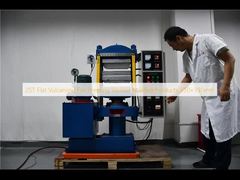 مكبس فلكنة مسطح 25 طن لضغط منتجات مصبوبة متنوعة 350 × 350 مم