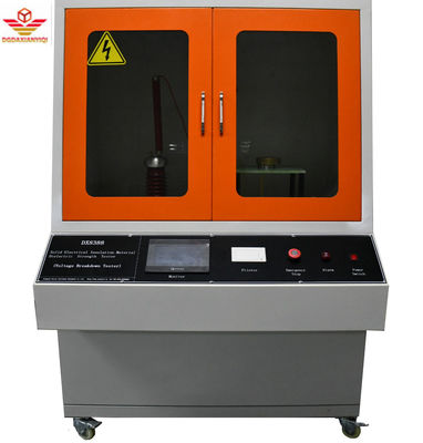 50KV IEC 60243 ASTM D149 اختبار انهيار الجهد ، والمواد العازلة الصلبة تحمل آلة اختبار الجهد