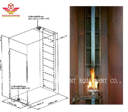 آلة اختبار معدل إطلاق الحرارة والكابلات والأسلاك المجمعة IEC60332-3-10