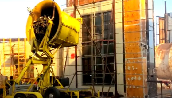 BS EN356 معدات اختبار زجاج الأمان آلة اختبار الفأس جهاز اختبار الزجاج