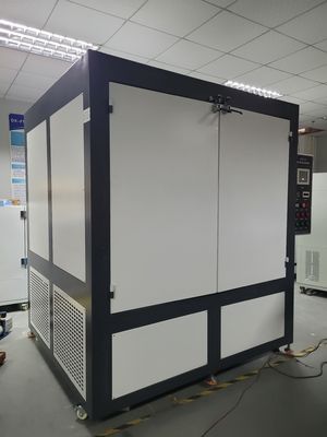 غرفة اختبار الإشعاع للزجاج المطلي EN ISO 12543-4 اختبار الأشعة فوق البنفسجية للزجاج العازل