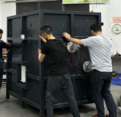 فرن اختبار طلاء مقاوم للحريق عالي الدقة للهياكل الفولاذية