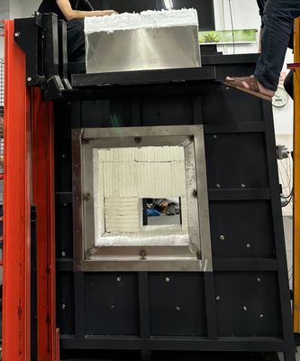 فرن اختبار عينة مقاومة للحريق للهيكل الفولاذي مقاومة عالية للحرارة أقل من 1300 درجة مئوية