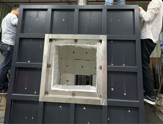 فرن اختبار طلاء مقاوم للحريق للهيكل الفولاذي بدرجة حرارة تشغيل 1300 درجة مئوية بقطر سلك 2.0 ملم