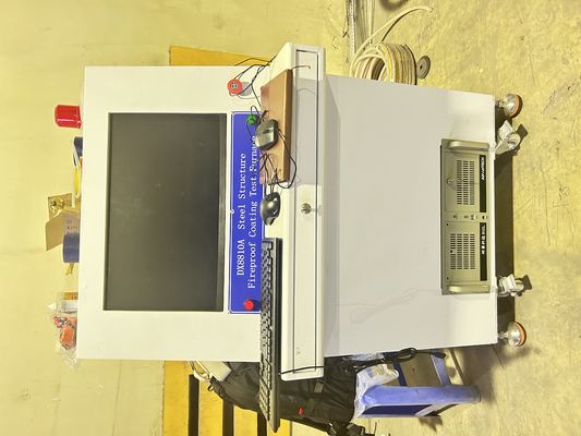 ISO834-1 EN1363-1 طلاء مضاد للحريق عينة اختبار مقاومة الحريق أدوات آلة اختبار الفرن