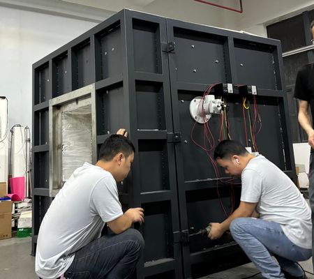 فرن اختبار الطلاء المقاوم للنار في هيكل الصلب DX