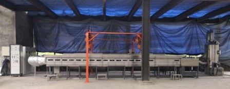 آلة اختبار الحريق ASTM E84 لمواد البناء خصائص حرق السطح حجم العينة 24 * 24