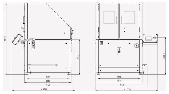 أداة اختبار الهشاشة لحماية الدراجات النارية في دارمشتات EN17092-1