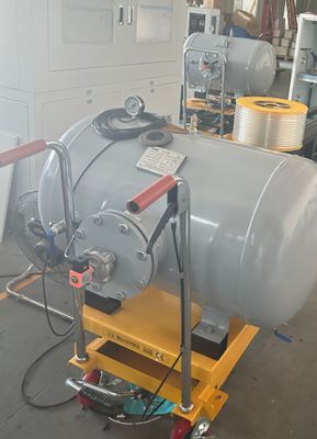 ASTM E1996-2008 معدات اختبار مواد البناء مدفع مقاوم للصدمة الصاروخية