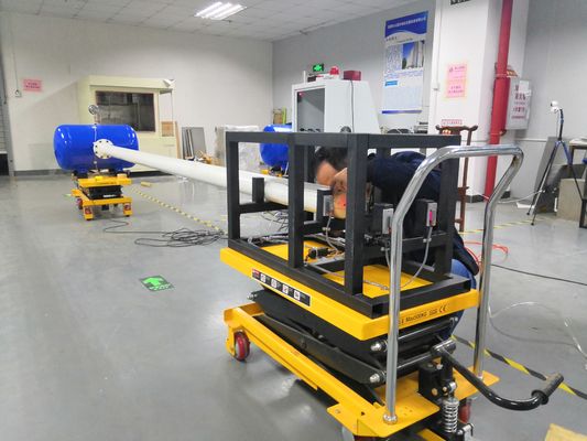 ASTM E1996-2008 معدات اختبار مواد البناء مدفع مقاوم للصدمة الصاروخية