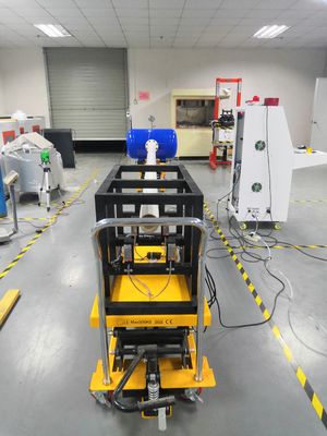 ASTM E1996-2008 معدات اختبار مواد البناء مدفع مقاوم للصدمة الصاروخية