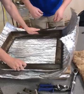 UL181 Testing Setup Fire Flame Penetration Test Apparatus Lab Fire Test Equipment