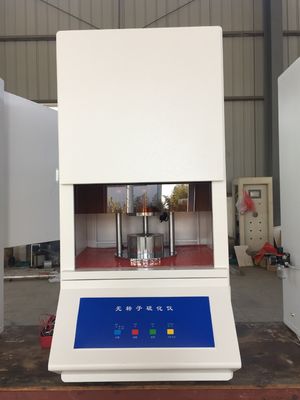 ISO 6502 مطاط السيليكون وآلة اختبار المواد التركيبية جهاز اختبار مقياس التدفق بدون دوار