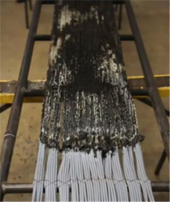 جهاز اختبار احتراق حزمة الأسلاك والكابلات، آلة اختبار الأسلاك والكابلات المجمعة المثبتة رأسيًا