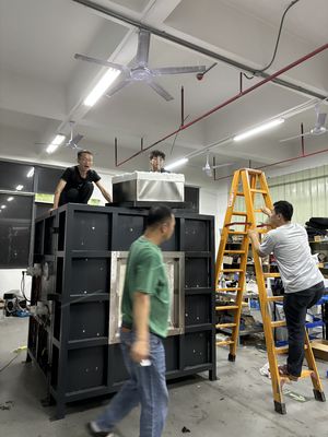 الطلاء المقاوم للنار هيكل الصلب اختبار الطلاء المقاوم للنار الفرن ISO834-1 الاختبار الداخلي