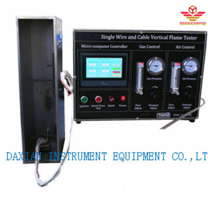 ASTM D 6096-21 DX8363 معدات اختبار الأسلاك اختبار اللهب الرأسي لكابل واحد IEC 60332-1
