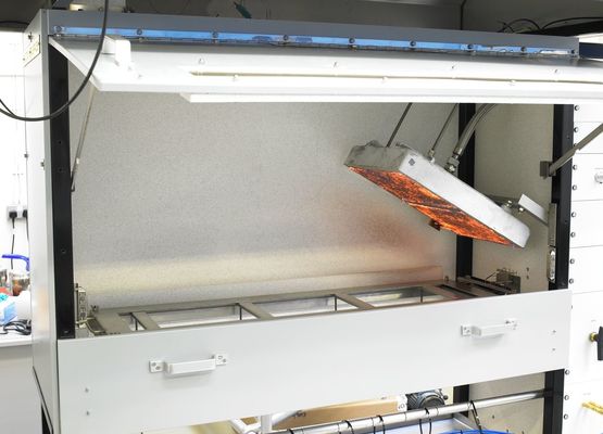 معيار ISO 9239-1 معدات اختبار حريق تدفق الحرارة المشعة للأرضيات