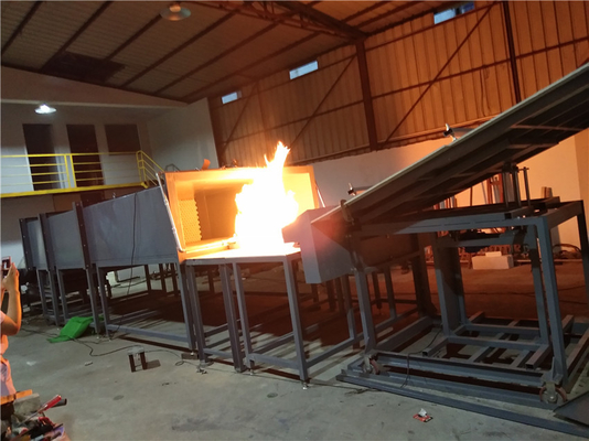 380 فولت 50 هرتز إمدادات الطاقة معدات اختبار الحريق لمواد البناء UL790 المعيار