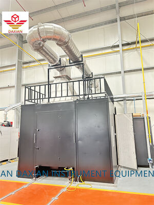 جهاز اختبار SBI EN 13823 آلة اختبار الحريق المختبرية للمادة الواحدة المحترقة